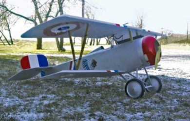 Balsa USA BUSA - 1/3 SC. NIEUPORT 17, 107" SP. 40/50cc